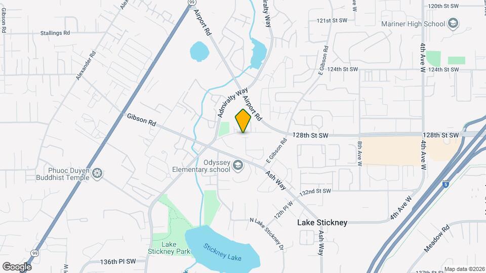 12810 15th Pl W Mapa y Detalles de la Ubicación