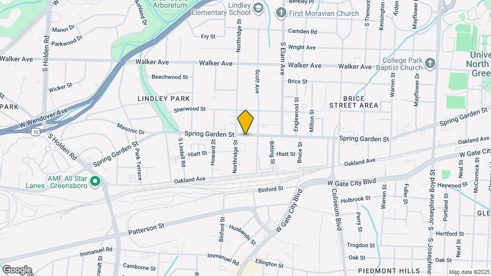 2323 Spring Garden St Map and Location Details