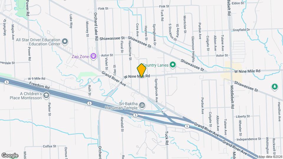 22130 Cora Ave Map and Location Details