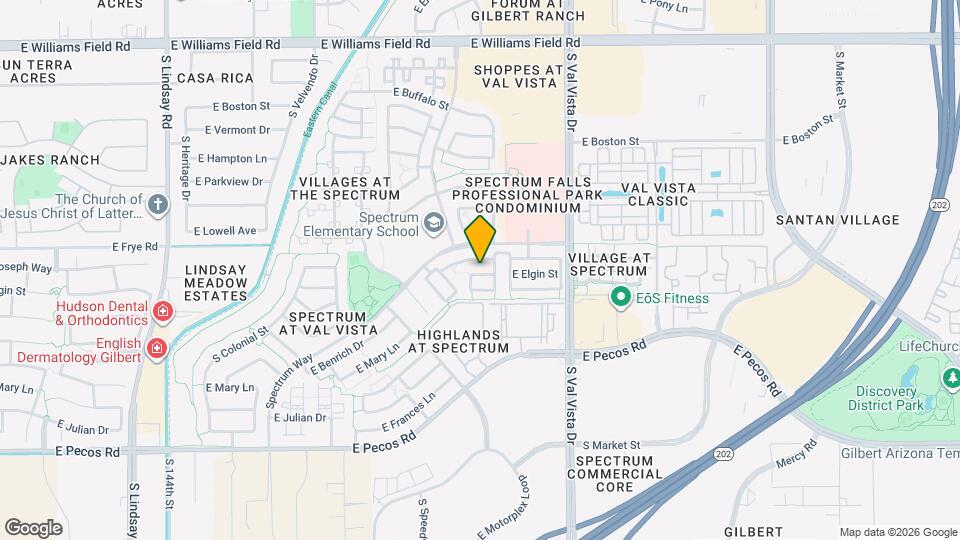 1424 E Elgin St Map and Location Details