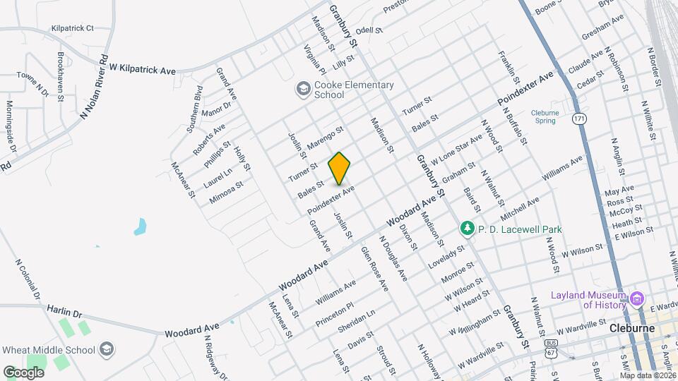 1108 Poindexter Ave Map and Location Details