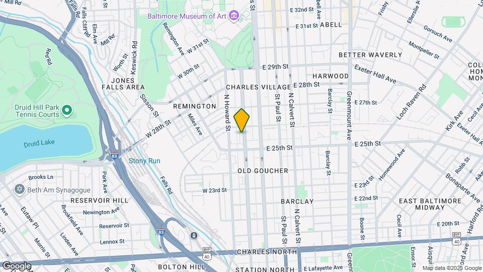 2522 Maryland Ave Map and Location Details