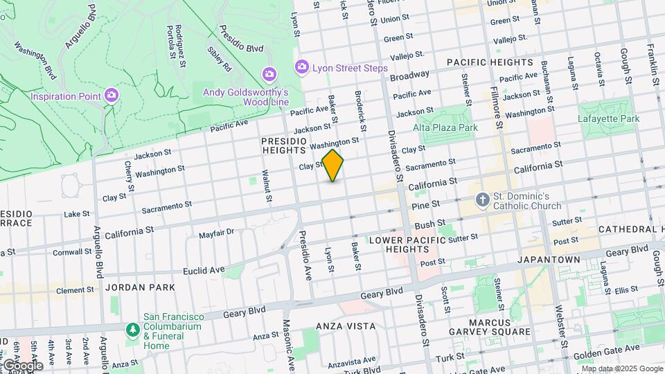 3147 Sacramento St Mapa y Detalles de la Ubicación