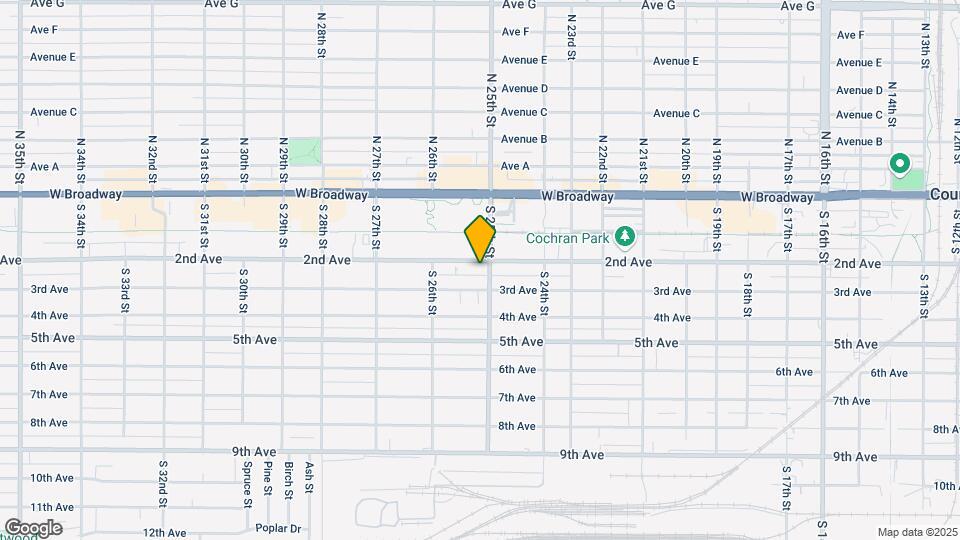 208 S 25th St Map and Location Details