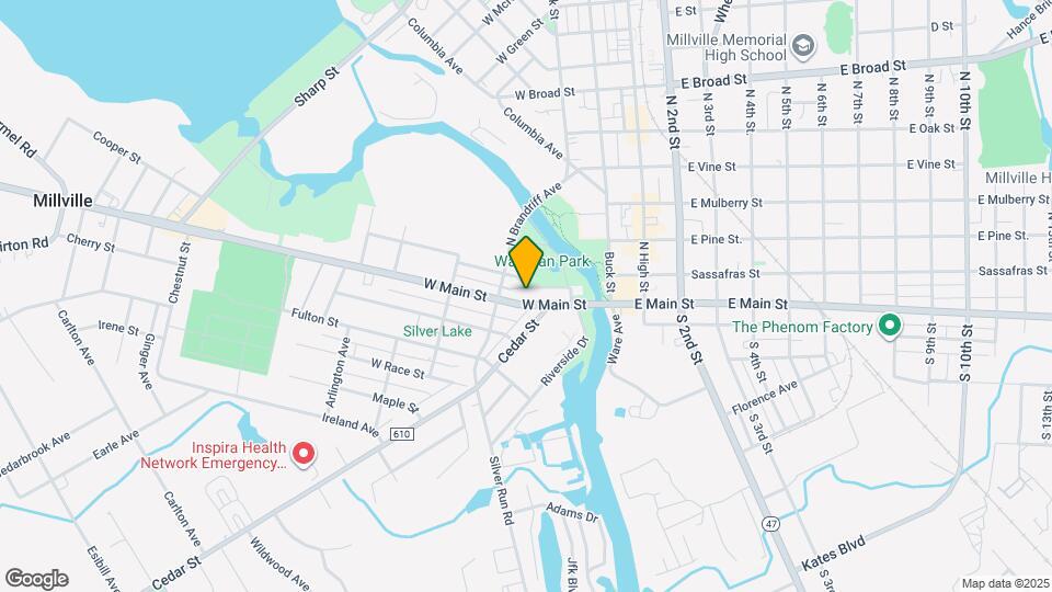 116 W Main St Map and Location Details