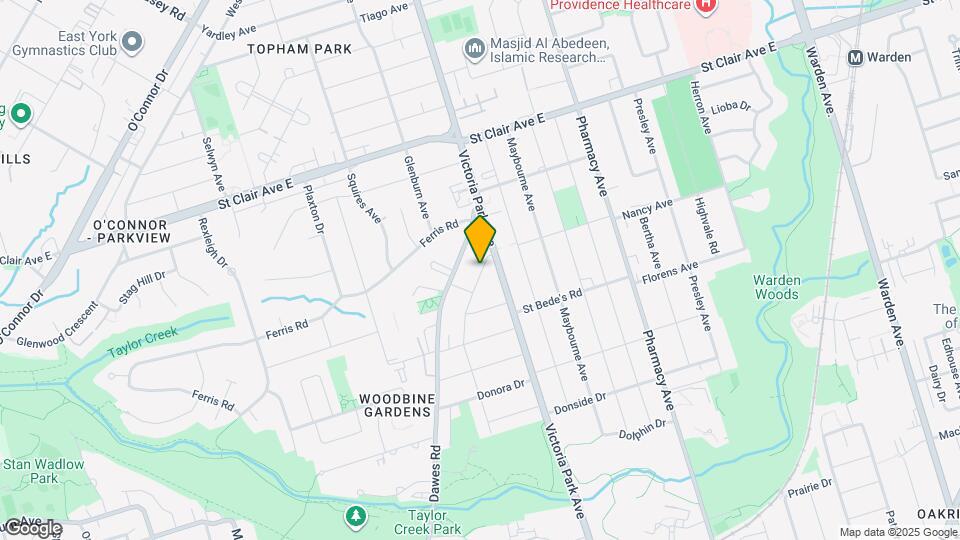 136 Meighen Ave Map and Location Details