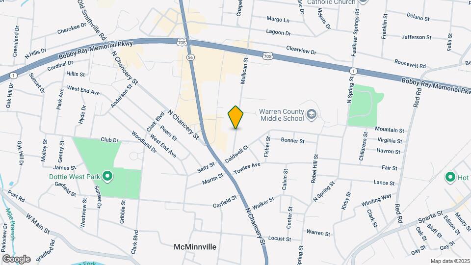 107 Mullican St, Unit 1 Map and Location Details