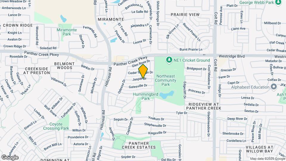 11521 Jasper Dr Mapa y Detalles de la Ubicación