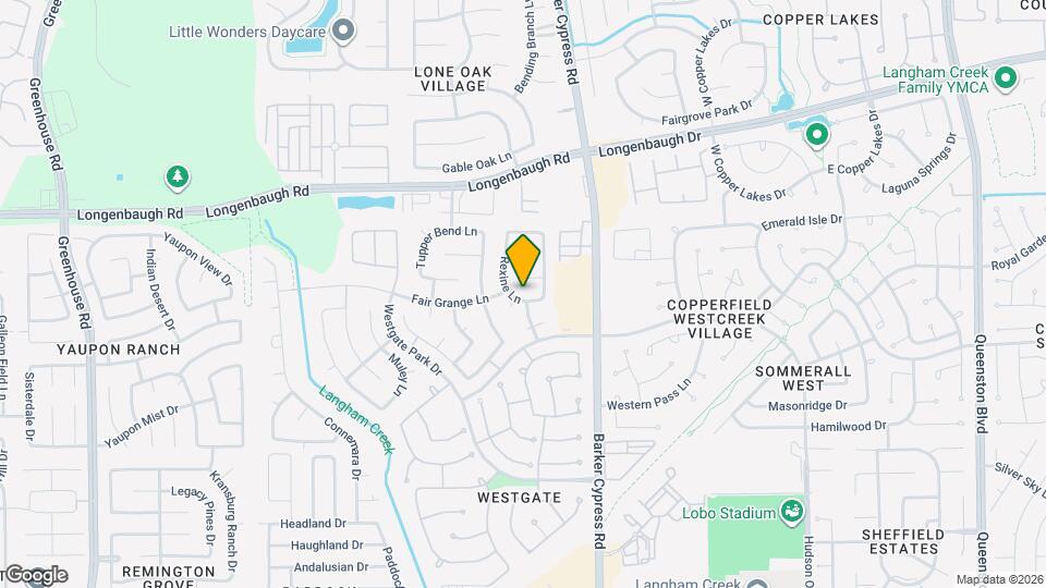 18102 Rexine Ln Map and Location Details