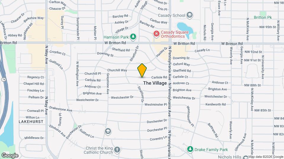 1742 Carlisle Rd Map and Location Details