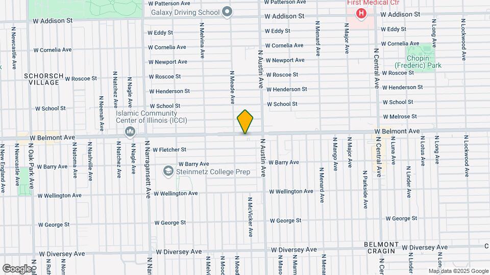 6037 W Belmont Ave Map and Location Details