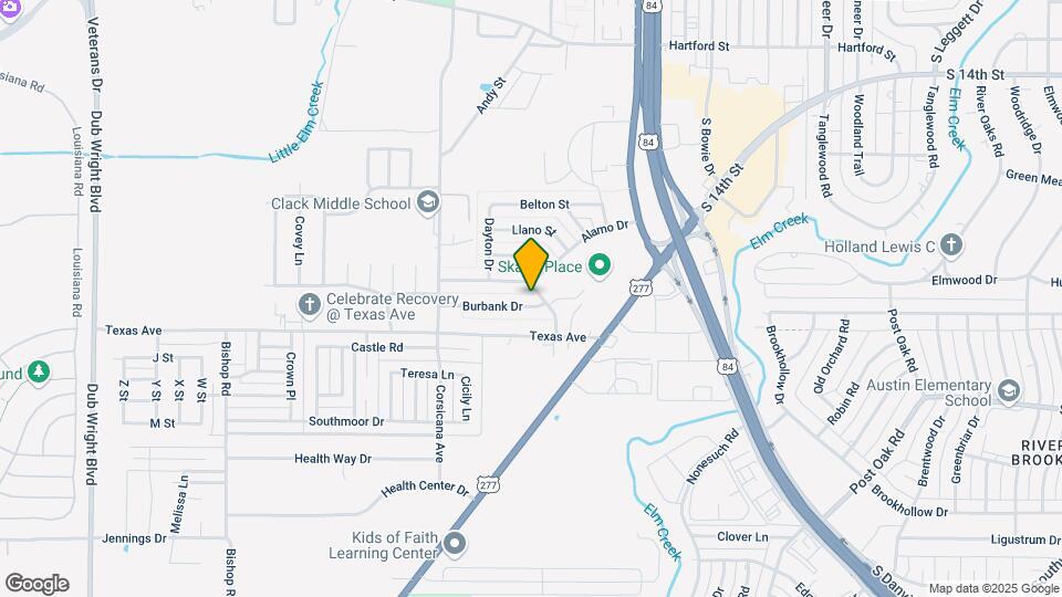5234 Burbank Dr Map and Location Details