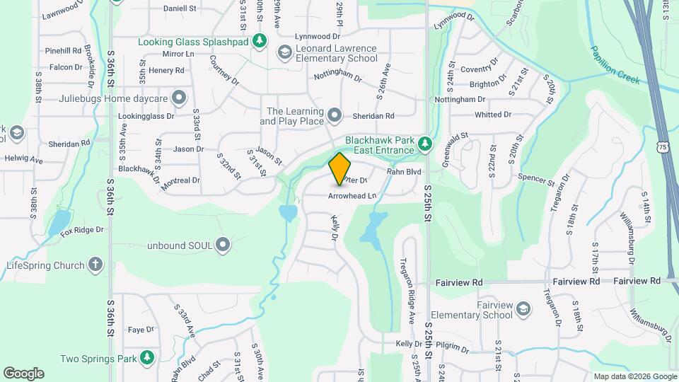 13606 S 29th Cir Map and Location Details