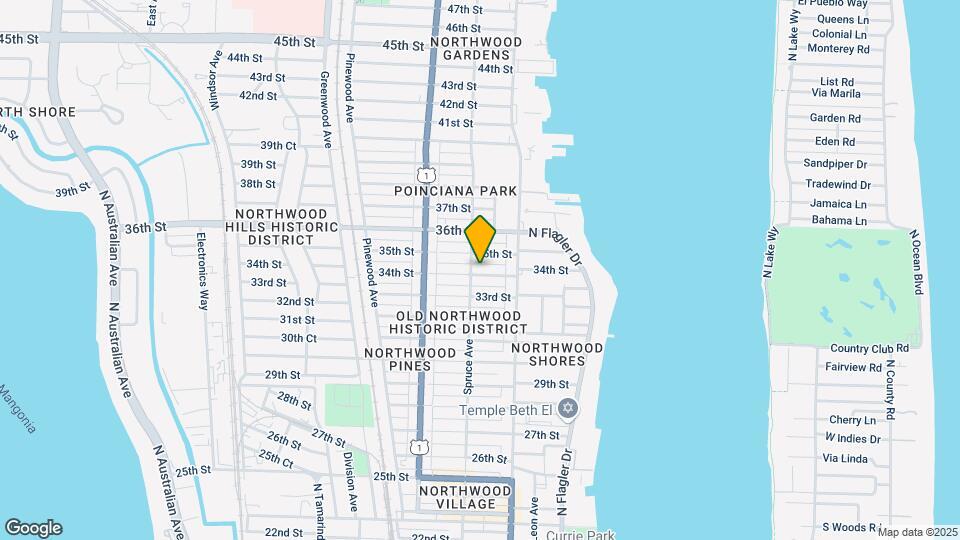 441 34th St Map and Location Details