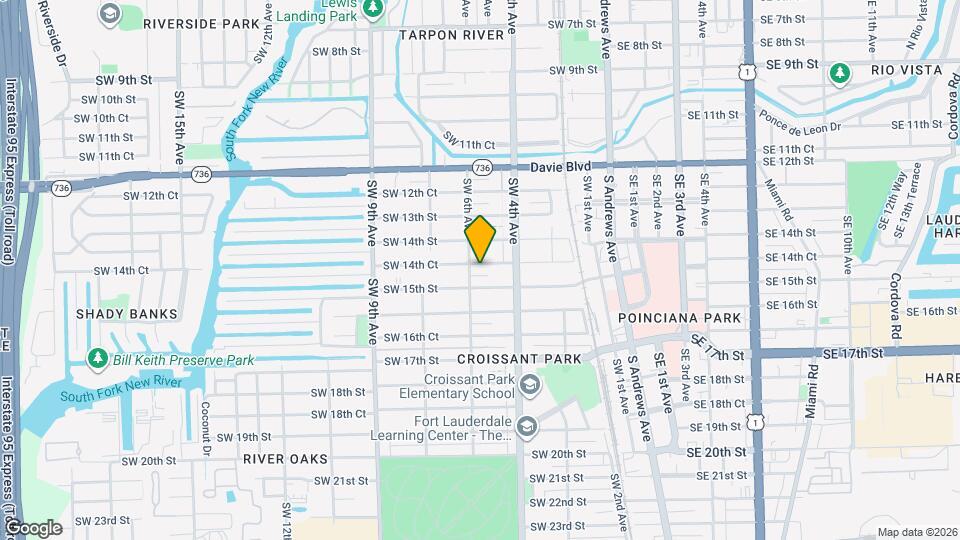 516 SW 14th Ct Map and Location Details