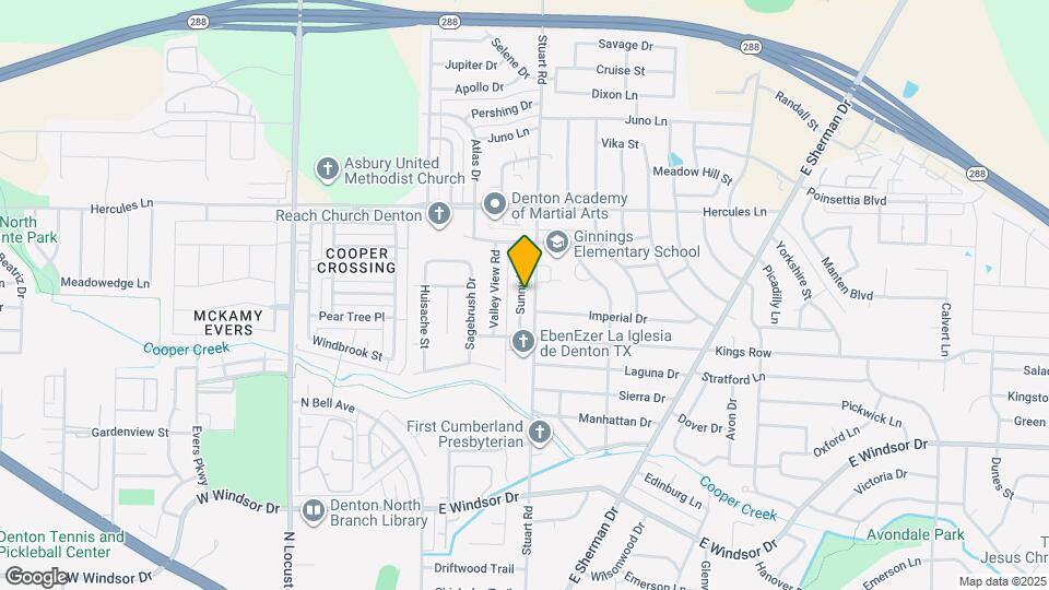 3416 Sunnydale Ln Map and Location Details