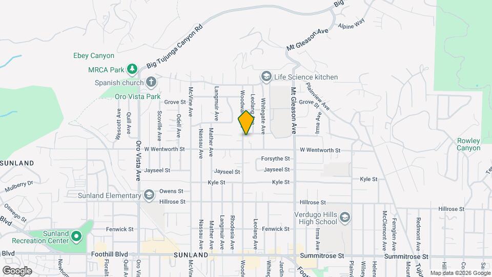 10926 Woodward Ave Mapa y Detalles de la Ubicación