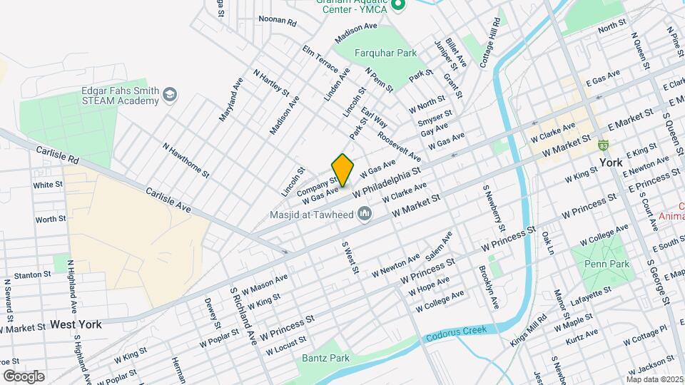 565 W Philadelphia St Map and Location Details