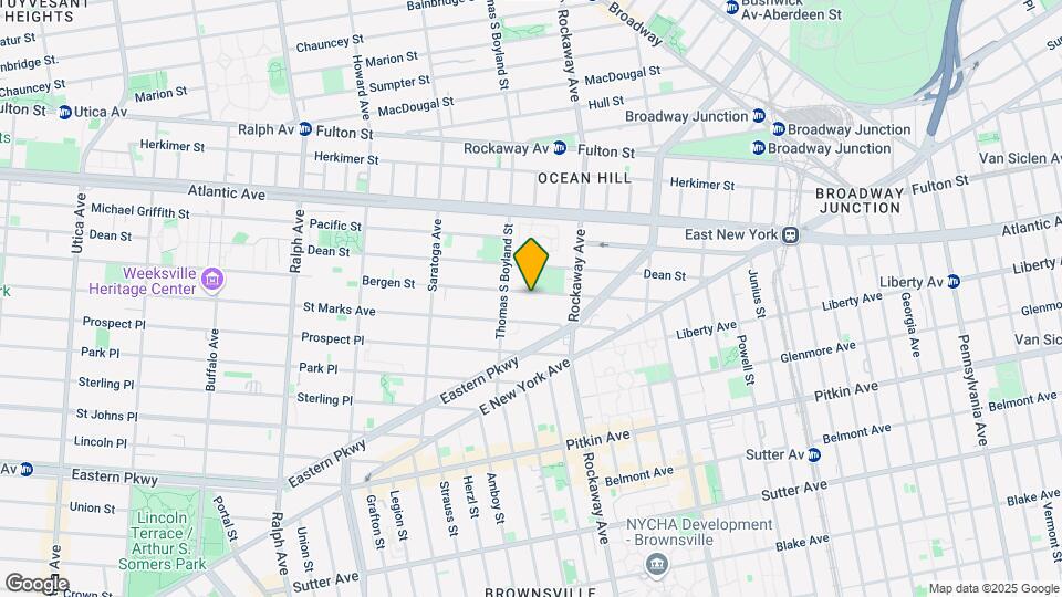 2044 Bergen St Map and Location Details
