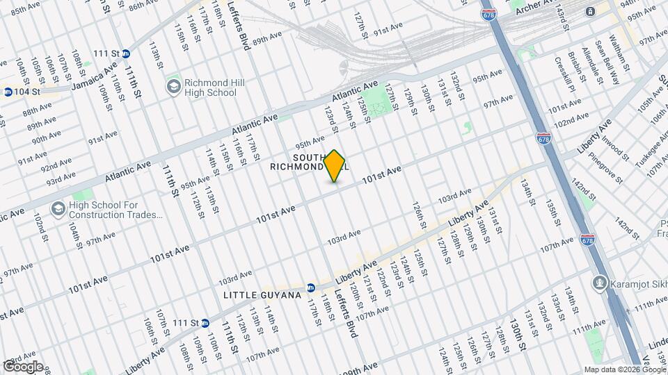 120-21-101 101st Ave Map and Location Details