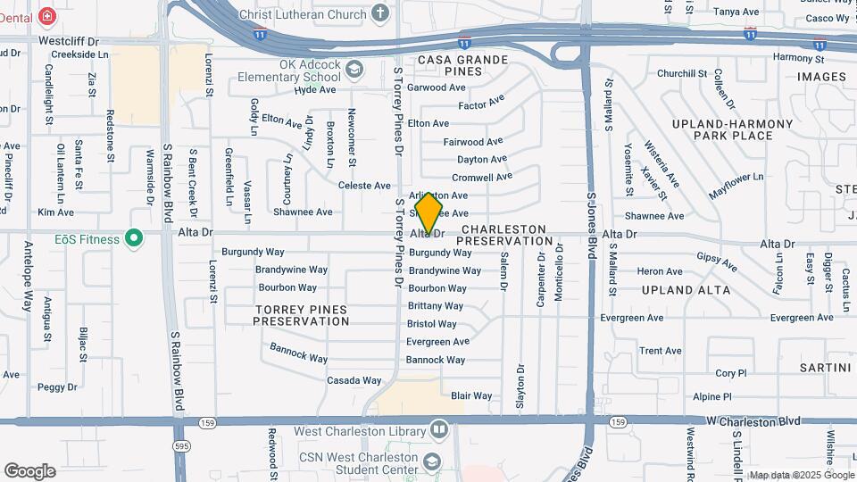 6325 Alta Dr Map and Location Details