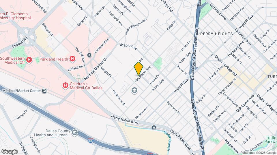 2315 Hawthorne Ave Map and Location Details