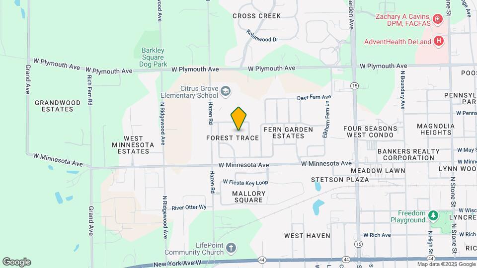 609 White Oak Way Map and Location Details