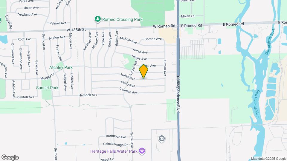 225 Haller Ave Map and Location Details