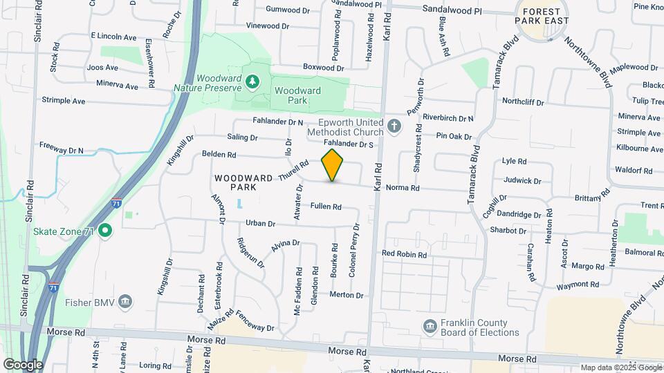 1453 Norma Rd Map and Location Details