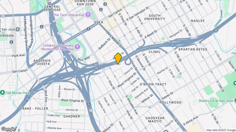 125 Duane St Map and Location Details