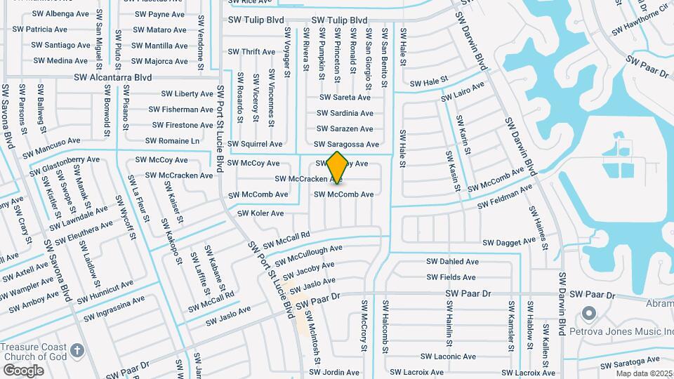 701 SW McComb Ave Map and Location Details