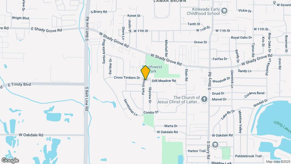 1506 Park Grove Dr Map and Location Details