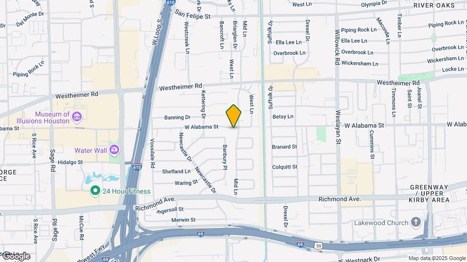 4311 W Alabama St Map and Location Details