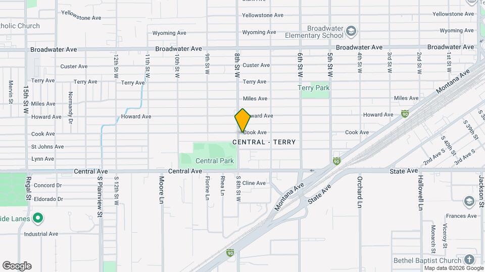 748 Cook Ave Mapa y Detalles de la Ubicación