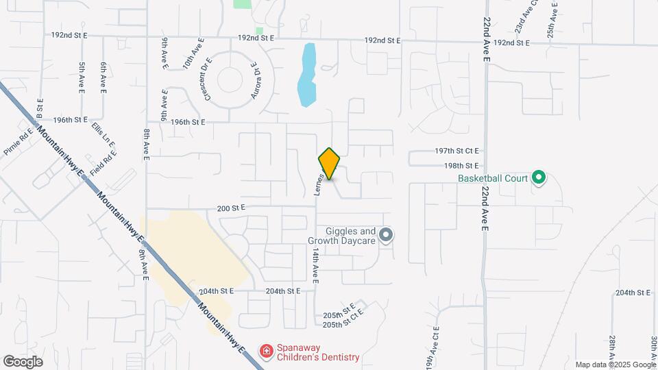 19814 15th Avenue E Map and Location Details