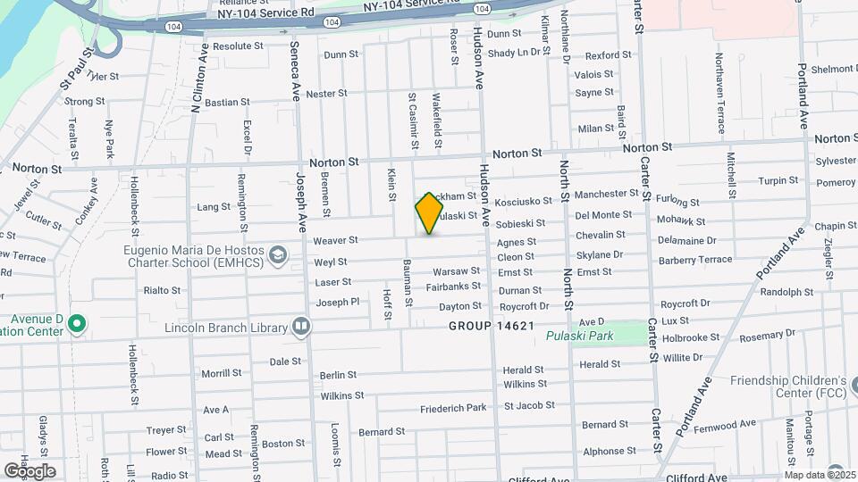 301 Weaver St Map and Location Details