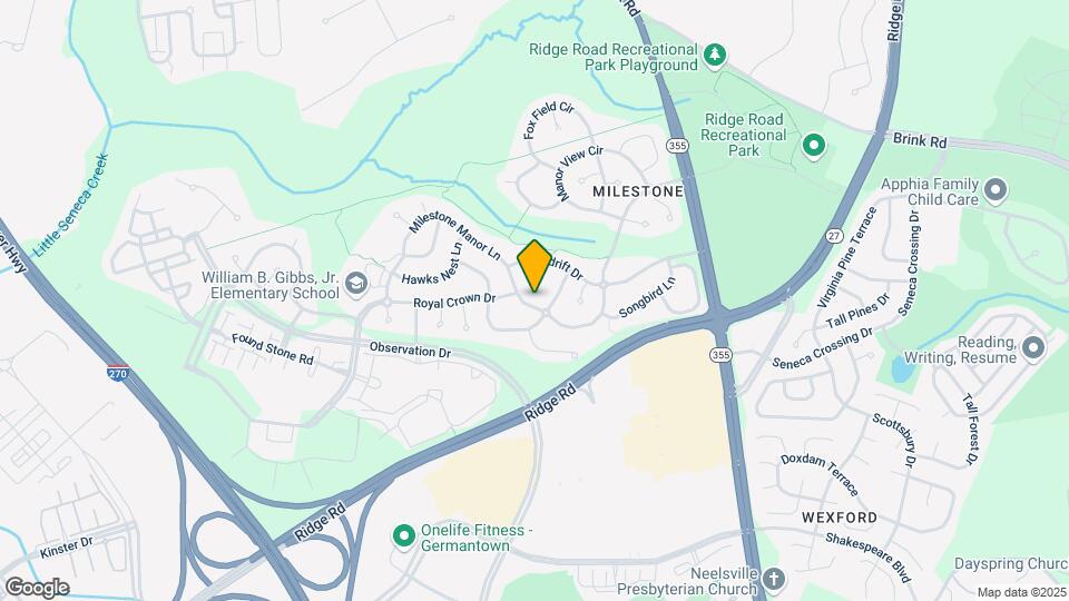 12303 Milestone Manor Ln Map and Location Details