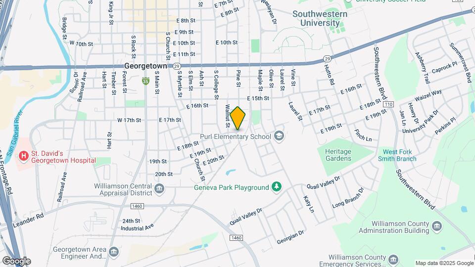 1713 Pine St Map and Location Details