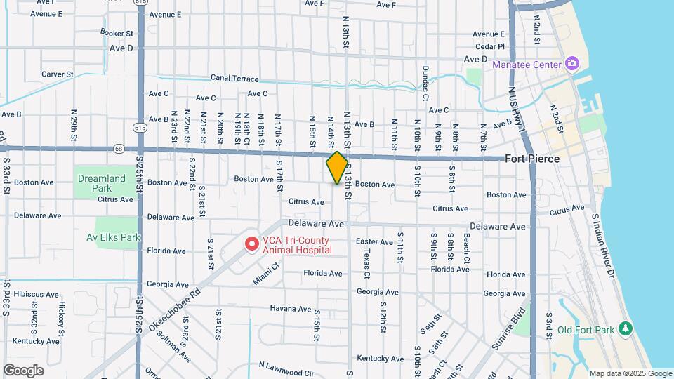 304 S 14th St Map and Location Details