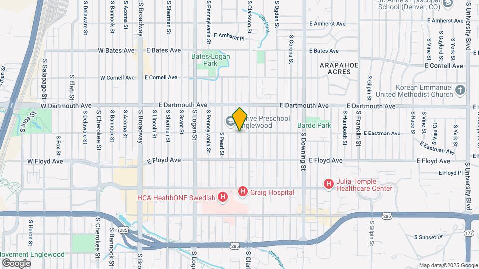 700 E Eastman Ave Map and Location Details