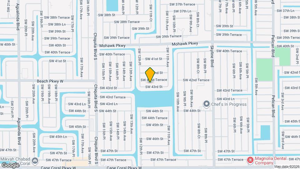 1139 SW 43rd St Map and Location Details