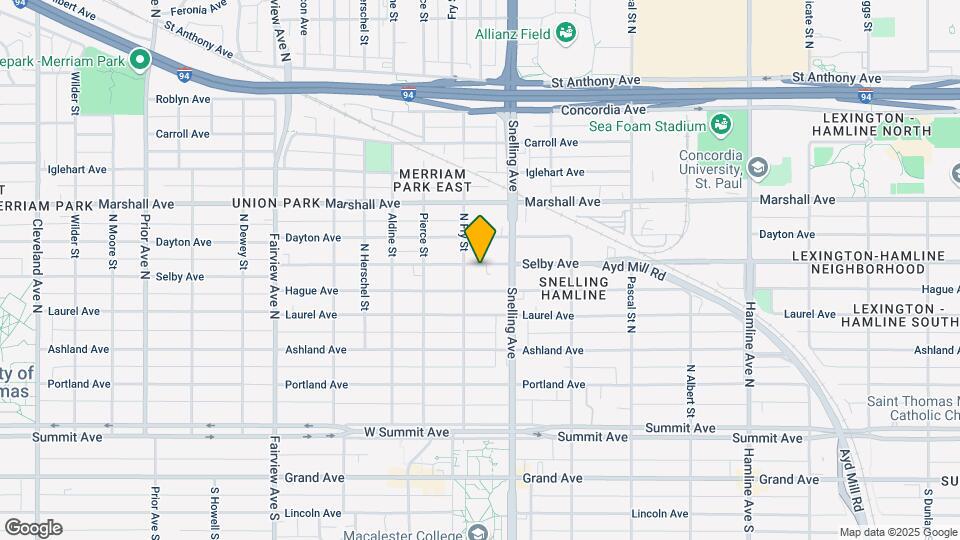 1614 Selby Ave Map and Location Details
