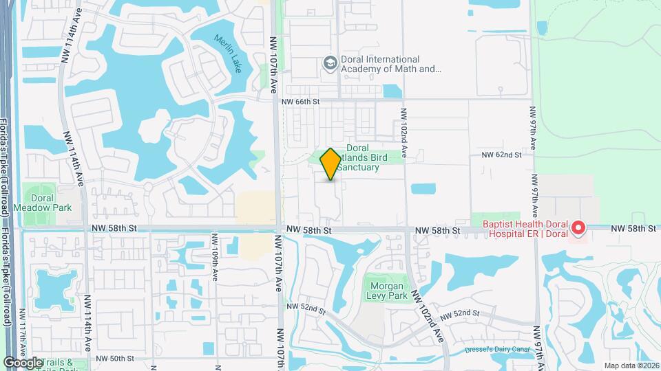 10428 NW 61st St Map and Location Details