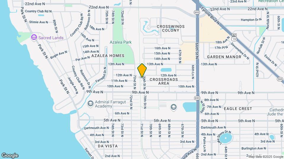1100 70th St N Map and Location Details