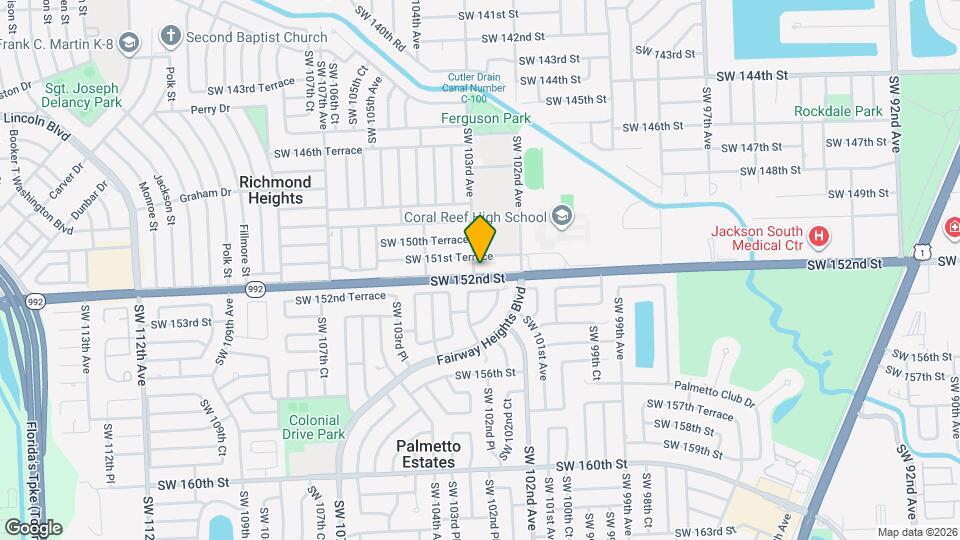 10275 SW 152nd St Mapa y Detalles de la Ubicación