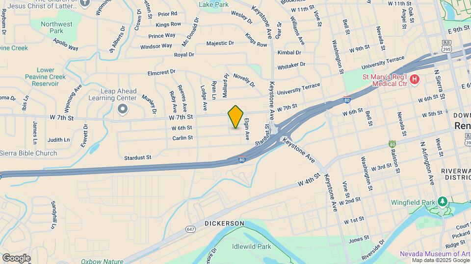 1375 Carlin St Map and Location Details