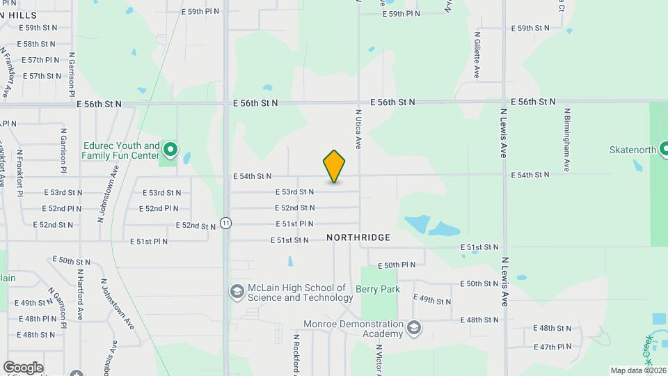 1553 E 53rd St N Map and Location Details