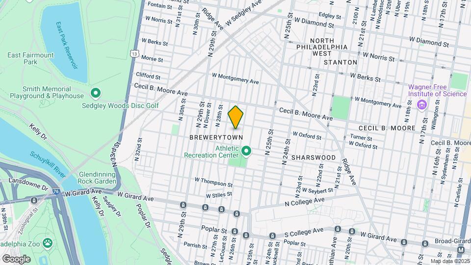 1525 N 27th St Map and Location Details