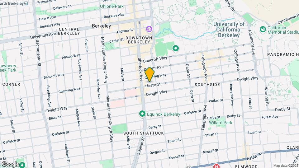 2117 Haste St Mapa y Detalles de la Ubicación