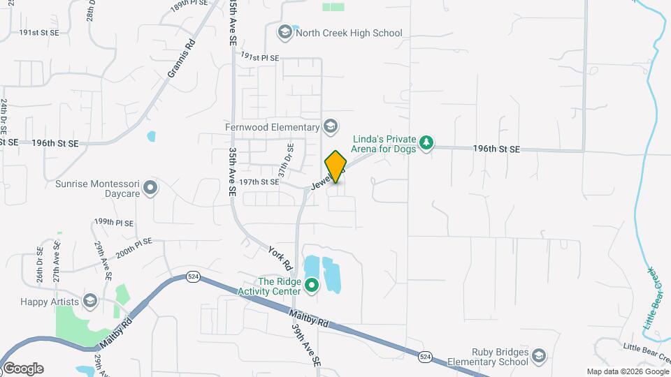 3925 Jewell Rd Map and Location Details